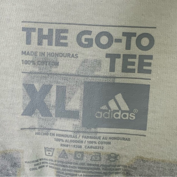 NWT Adidas The Go To Tee University of Notre Dame Undefeated 2012 Season T-Shirt - Picture 7 of 7
